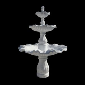 JBF055 Three Tier Marble Fountain by Metropolitan Galleries Inc