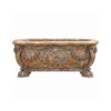 JBF242 Marble Baroque Revival Bathtub by Metropolitan Galleries Inc