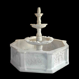 JBF420 Three Tier Marble Fountain in Surround Base