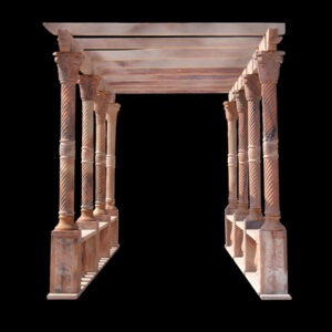 JBG300 Marble Eight Column Pergola Structure by Metropolitan Galleries Inc