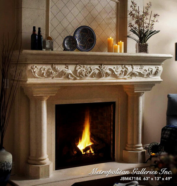 JBM47184 Mantle Floral Traditional Sandstone