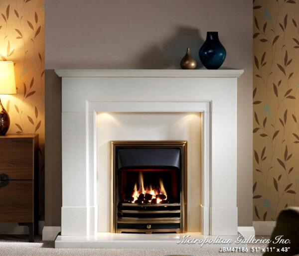 JBM47186 Mantle Clean Contemporary White