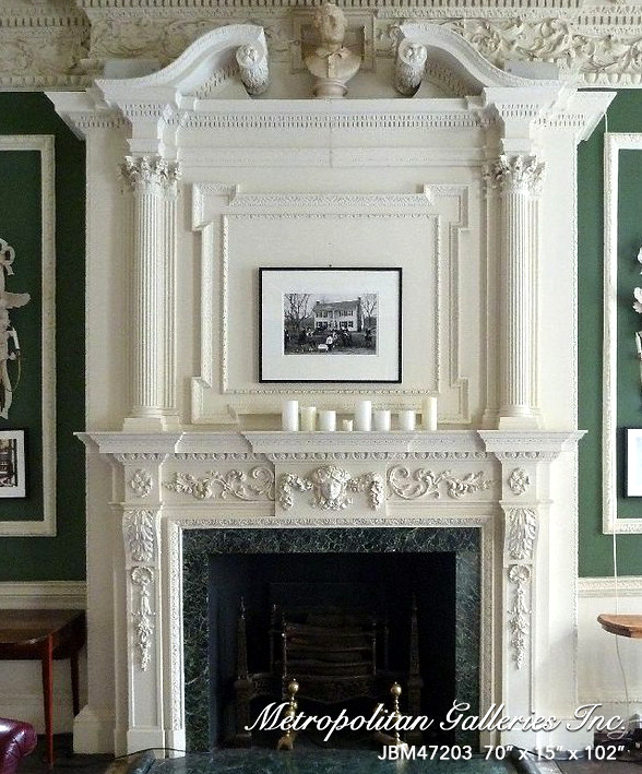 JBM47203 Mantle Elegant White
