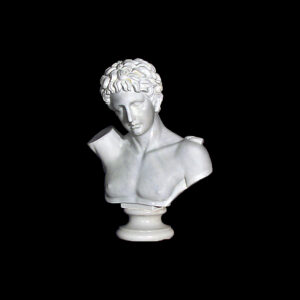 JBS212 Marble Bust of Roman Male Sculpture by Metropolitan Galleries Inc