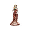 JBS795 Marble Standing Lady with Flowers Sculpture by Metropolitan Galleries Inc