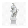 JBS804 Marble Greek Warrior Sculpture on Pedestal by Metropolitan Galleries Inc JBS804 Marble Greek Warrior Sculpture on Pedestal by Metropolitan Galleries Inc