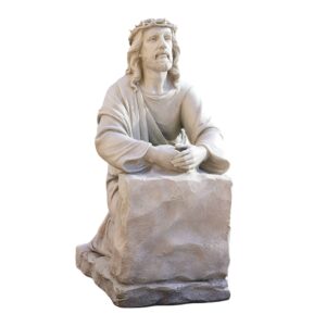 JBS9002 Marble Jesus in the Garden