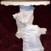 Marble Horse Themed Table & Stools Sculpture Set