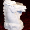 Marble Horse Themed Table & Stools Sculpture Set