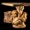 JBT112 Marble Tiger Table and Stools Set