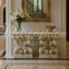 JBT312 Marble Rectangle Console Table by Metropolitan Galleries Inc Vignette WM