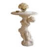 JBT410 Marble Boy Holding Table Sculpture by Metropolitan Galleries Inc.